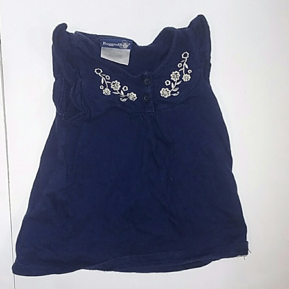 Rugged Bear Navy blue top floral shorts - Picture 2 of 5